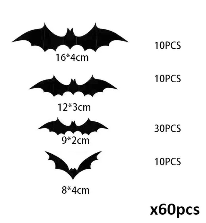 3D Bat Stickers 