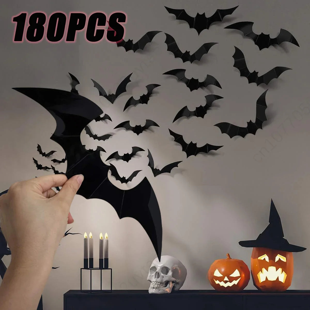 3D Bat Stickers 