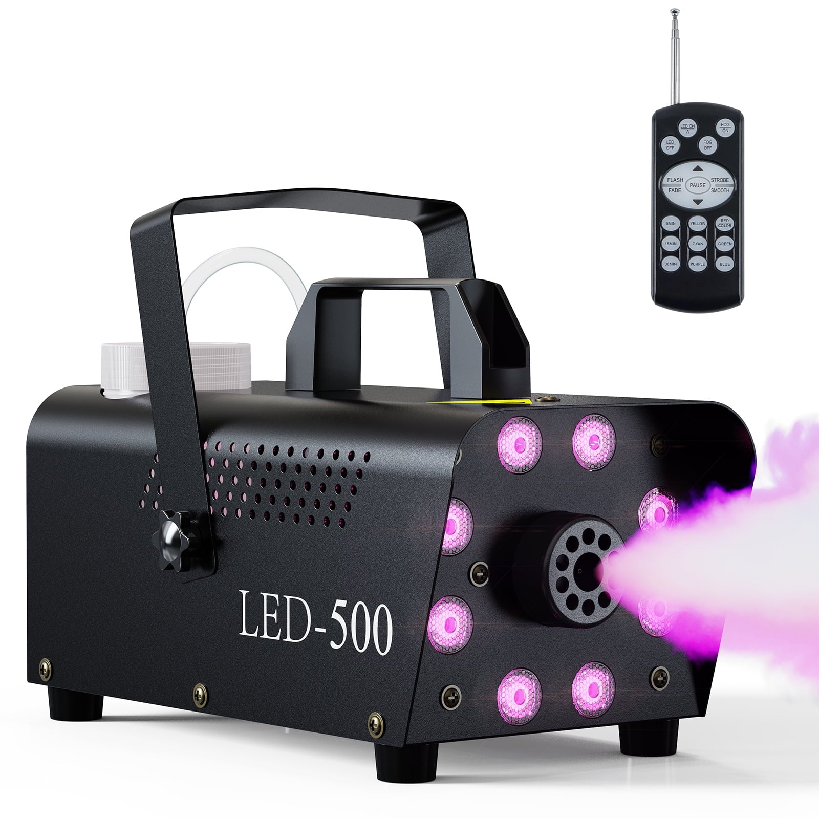 Halloween Fog Machine w/ 3 Stage LED Lights