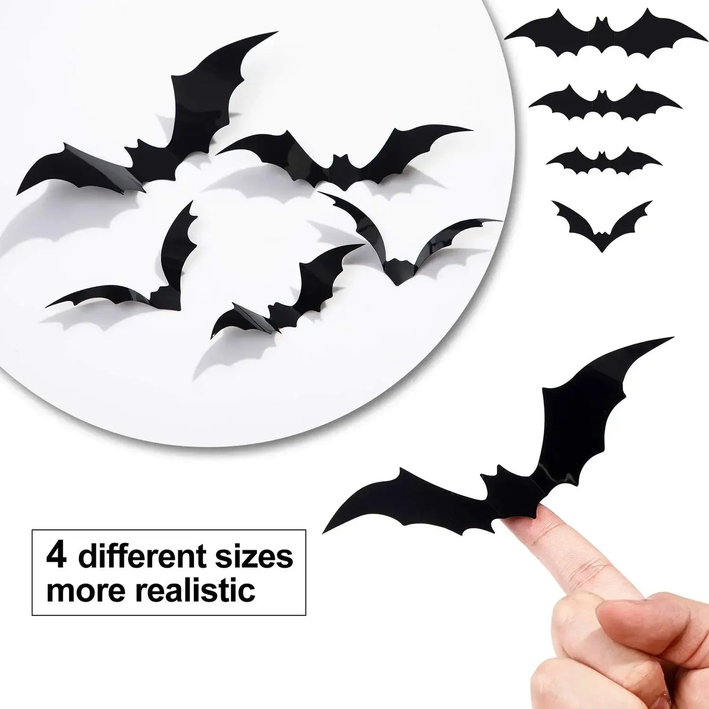 3D Bat Stickers 