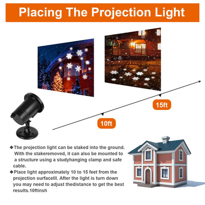 Waterproof Holiday Decorative Lighting Projectors